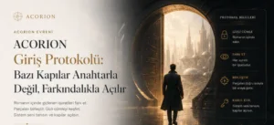 ACORION Giriş Protokolü: Bazı Kapılar Anahtarla Değil, Farkındalıkla Açılır